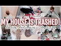 🤯 MESSY HOUSE TRANSFORMATION! CLEAN AND DECLUTTER WITH ME | COMPLETE DISASTER CLEANING MOTIVATION