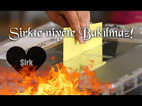 Şirkte Niyete Bakılmaz ! Ebu Nuh