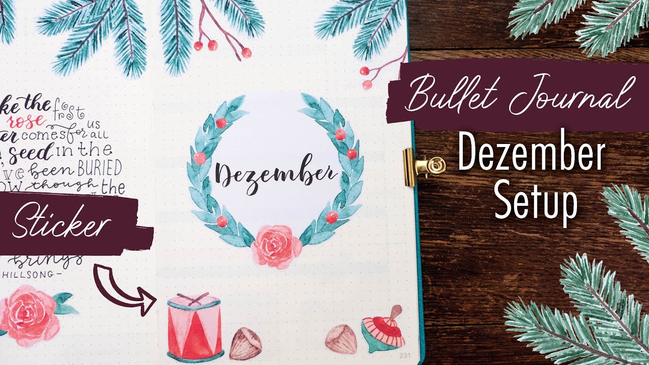 Bullet Journal Dezember Setup 2020 - YouTube