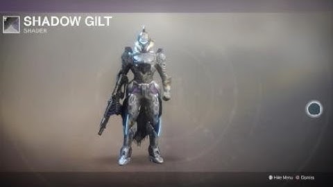 Destiny 2 Titan with Virtuous Ornaments and Shadow Gilt Shader
