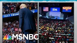 Trump Makes Himself Lone Exception With COVID-19 Risking Crowds | Rachel Maddow | MSNBC