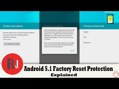 Android 5 1 Lollipop Factory Reset Protection Explained on my Nexus 6