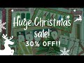 Huge 30% Off Christmas in July Sale!