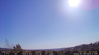 Timelapse Cam 1 - 30. mars 2022