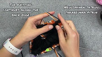 Knitting “Inside Out” for Colorwork / Kirjoneuleen “Nurinpäin” Neulominen