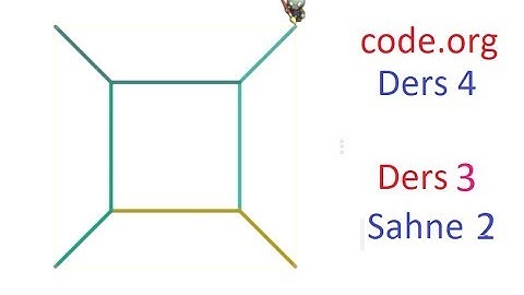 #11 Code.org Ders 4 (Level 4) . Ders 3 (Aktör) Sahne 2- -Code.org Çözümler- for döngüsü