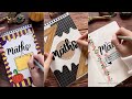 7 creative front page designs for math   diy notebook cover designs  nhuandaocalligraphy