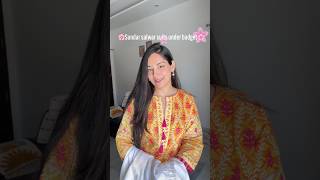 Myntra trendy salwaar suits under budget 🌸 #myntrahaul