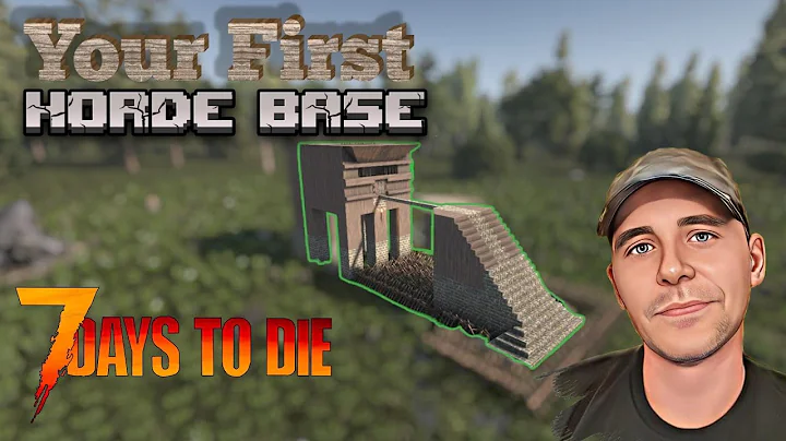 How to Craft Your First Horde Base ~ 7 Days to die ~ Unbelievably Reliable