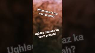How to say "What time is the next prayer?" in Pothwari/Mirpuri/Pahari #pothwari