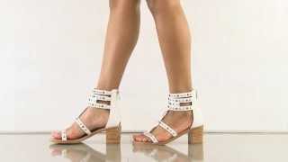 Dion In White Leather Sam Edelman