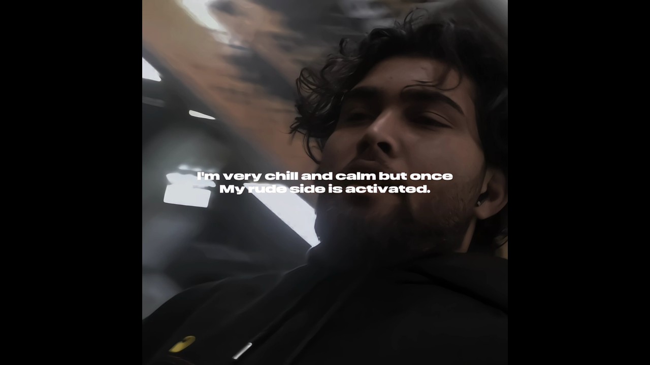 I'm very chill and calm but once my rude side is activated.