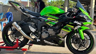 🎥 EP.18รีวิว Kawasaki Ninja ZX-6R สปอร์ตเรพลิก้า ตัวแรงจากค่ายยักษ์เขียว /PeeJunBIGBIKEPhayao 😁