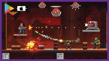 Gun Force Side-scrolling Game mobile gameplay - Android and ios no commentary