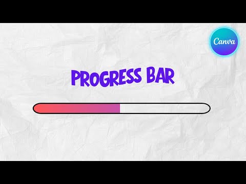 How to Create a Progress Bar Animation in Canva | Easy Step-by-Step Tutorial |