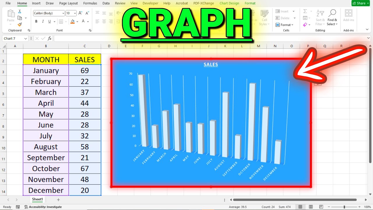 How To Make A Graph In Excel - YouTube