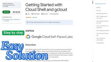 Getting Started with Cloud Shell and gcloud | #GSP002 | #qwiklabs | #arcade | #googlecloud