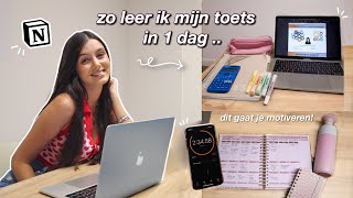 wat te doen als je te laat bent begonnen met leren..