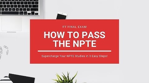 How to supercharge your NPTE study process in 3 easy steps!