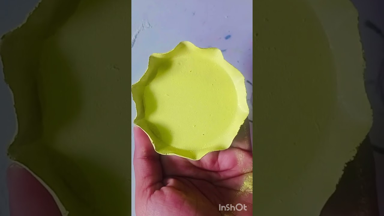 I Made Cute Pinterest - Inspired Trinket Tray✨️🫶Air Dry Mouldit Clay DIY 