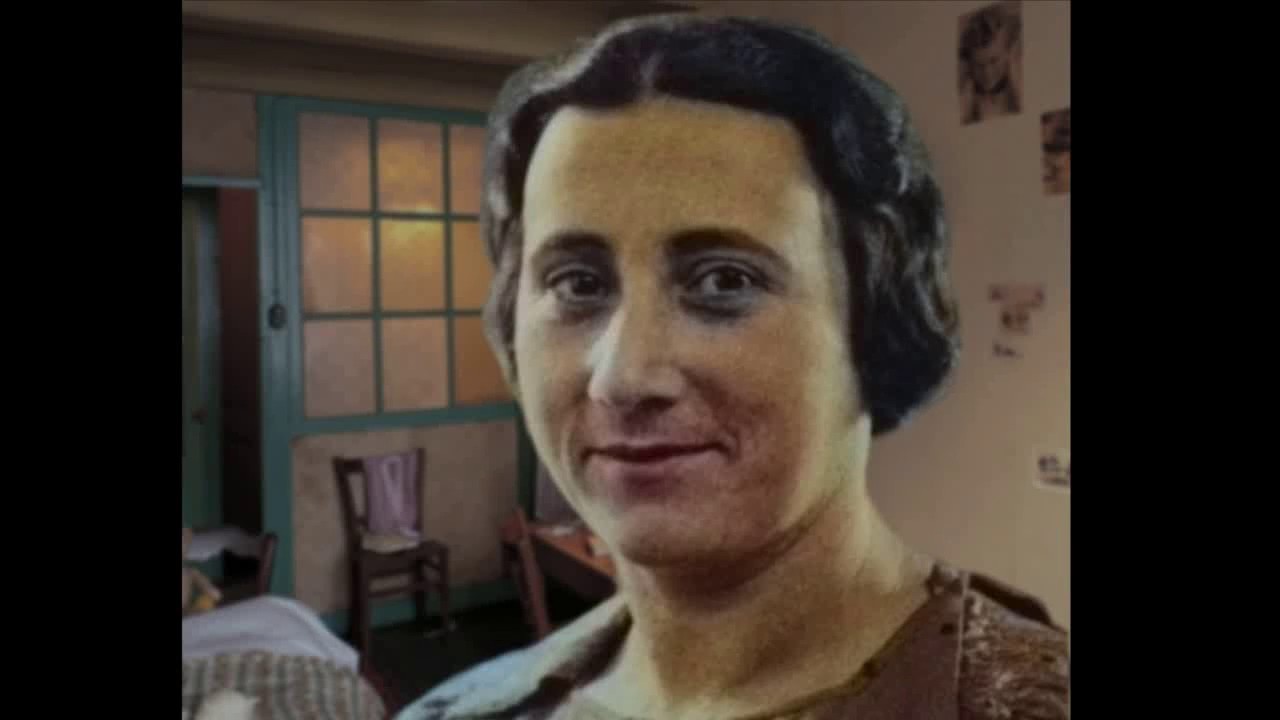 the real anne frank in color