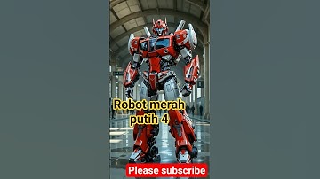 Robot merah putih 4 🤖 #youtubeshorts #robot #ai #변압기 #máy biến áp