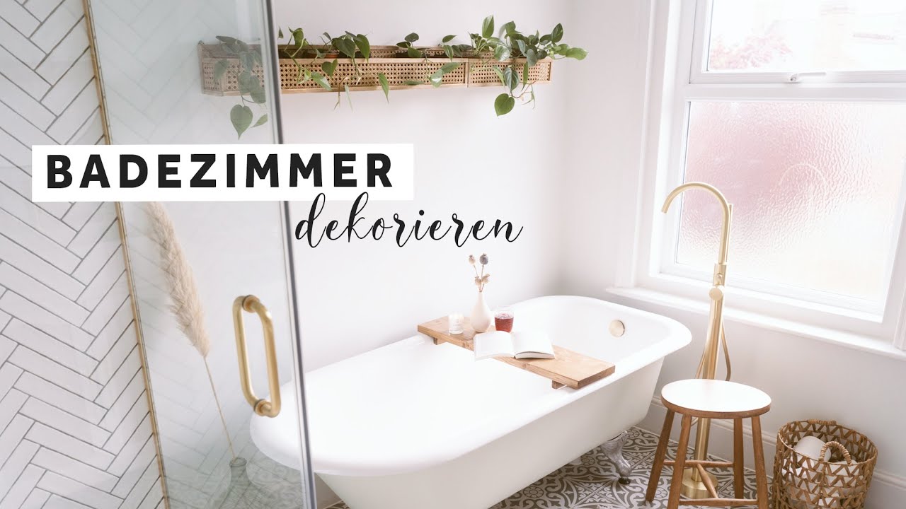 Badewannen-Ablage bauen & Badezimmer dekorieren