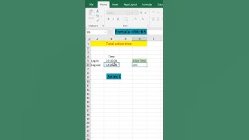 Trick to Calculate Time in Excel | Calculate Time in Excel |#shorts_ #time #exceltricks #excel