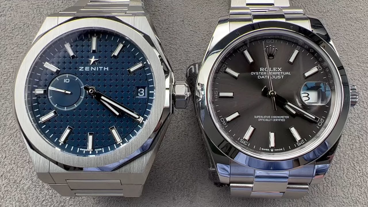 Zenith Defy Skyline VS Rolex Datejust - Stainless Steel Everyday Watches 