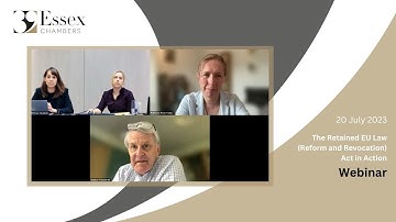 The Retained EU Law Reform and Revocation Act in Action | Webinar