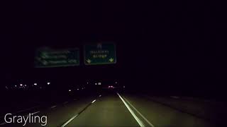 Interstate 75 Timelapse -  Standish to Topinabee, MI
