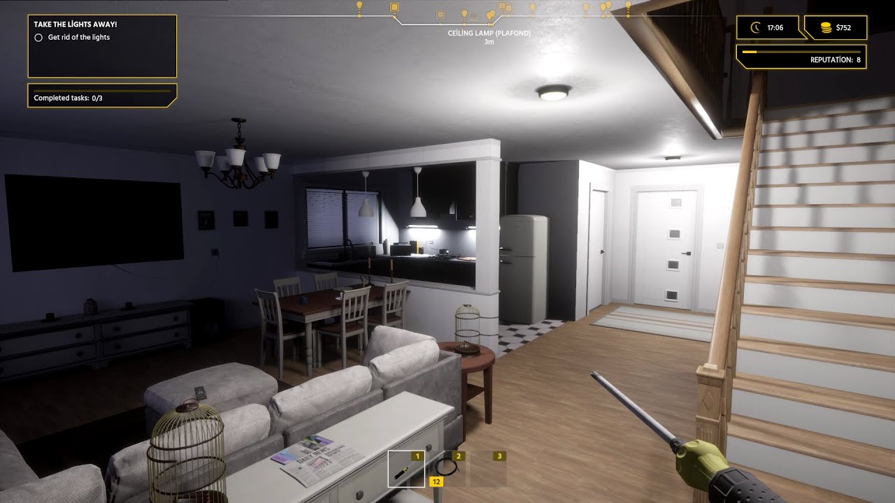 Electrician Simulator - Take the lights away! - YouTube