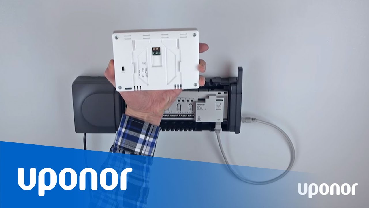 Uponor smatrix wave thermostat d rh style t-169 Zwart
