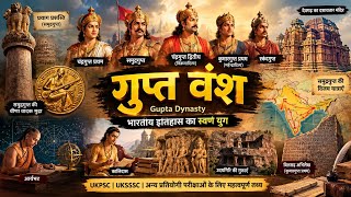 🔥 गुप्त वंश | Gupta Dynasty | सभी महत्वपूर्ण तथ्य | UKPSC & UKSSSC | Ancient History