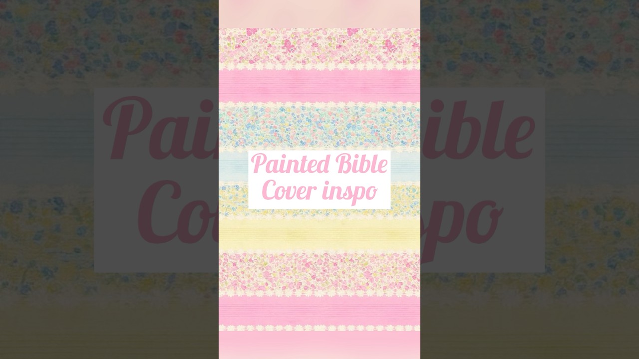 Вдохновение для создания расписной обложки Библии!