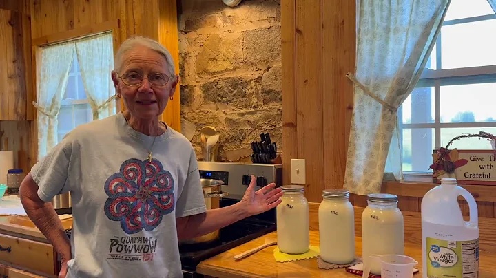 Nana's Kitchen Magic: 2 Ingredient Homemade Cheese