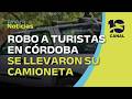 Le robaron la camioneta a turistas en Córdoba: buscan una Blazer gris