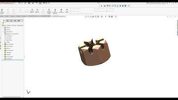 Solidworks tutorial | sketch Castle Crown Nut #Solidworks  #Solidworkstutorial