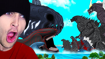 DARK BLOOPZILLA vs EL GRAN MAJA vs BLOOP vs GODZILLA vs SHIN GODZILLA vs GODZILLA EARTH!