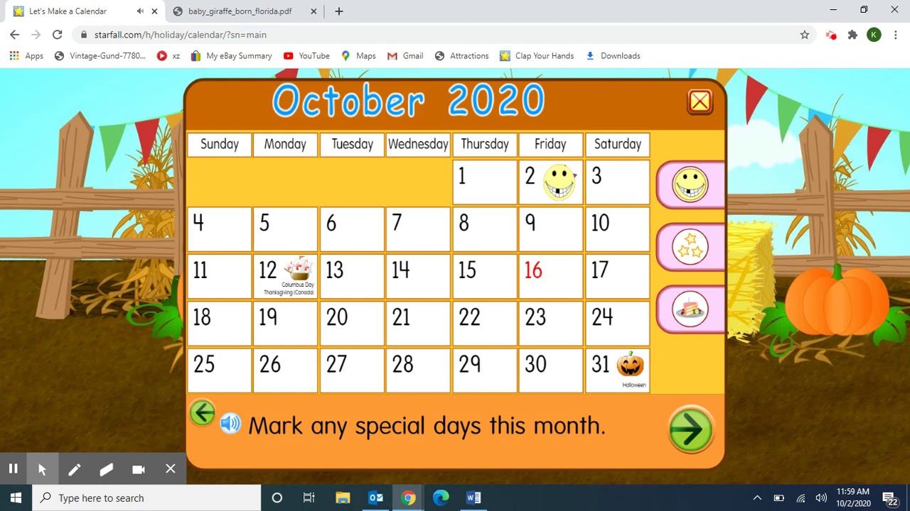 class-meeting-october-2-2020-starfall-music-calendar-and-n2y-baby