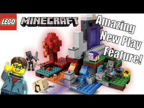 LEGO Minecraft: The Ruined Portal Review!