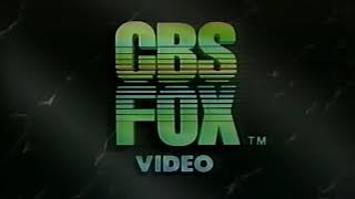 CBS Fox Video 1984 Logo