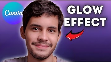 How to Make Images Glow in Canva  Glow Effect Tutorial in Canva -  2025