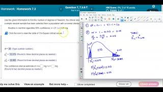 Math 14 HW 7.3.5-T Find the confidence interval estimate of population standard deviation.