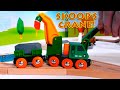 SKOOP&#39;S CRANE! - BRIO Toy Train set CONSTRUCTION and toy UNBOXING! - Train videos for kids