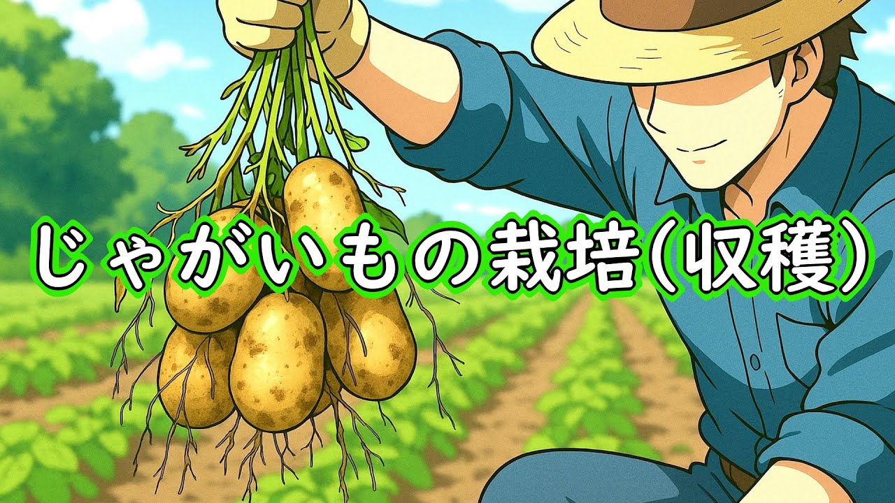 じゃがいもの収穫（マルチ栽培の馬鈴薯・ジャガイモを収穫します）- 2