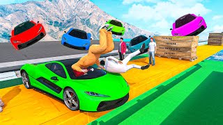 CORRE O TE ATROPELLO! YO PUEDO CON TODOS!! - GTA 5 ONLINE