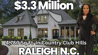 $3.3 Million | Empty House Tour | Country Club Hills | Luxury New Construction | Raleigh NC