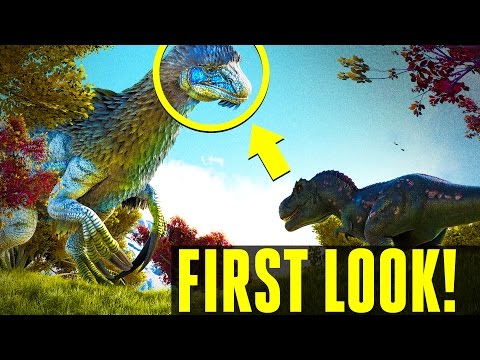 EXCLUSIVE - THERIZINO FIRST LOOK! Ark: Survival Evolved (Therizinosaurus Dino Spotlight) Update 253