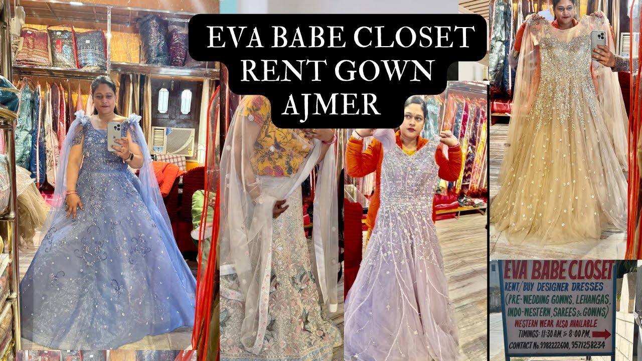 Eva Babe Closet 🔥Ajmer || Rented Gown ,Lhnga Available in only 1000 🔥shortsviral #youtube#trending
